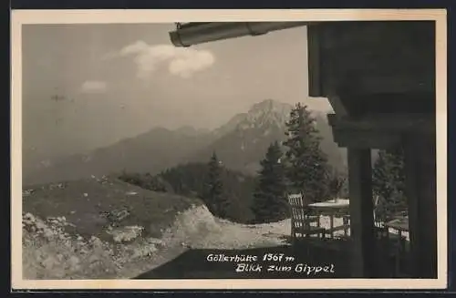 AK Göllerhütte, Berghütte und Gippel