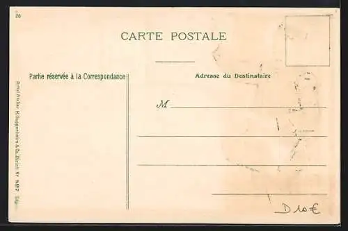 AK Briefbote bringt französische Briefe und Briefmarken, Boîte à Lettres