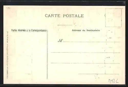 Passepartout-AK Paris, Bois de Boulogne, le grand Lac, Briefmarken