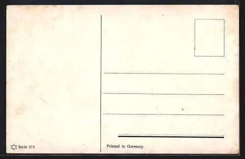 AK Zwei Schäferhund-Mischlinge, Portrait