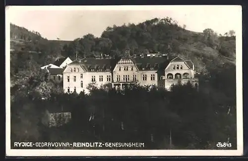 AK Reindlitz / Ryjice, Genesungsheim, Ozdravovna