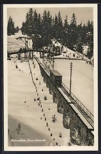 AK Davos-Schatzalp, Die Drahtseilbahn