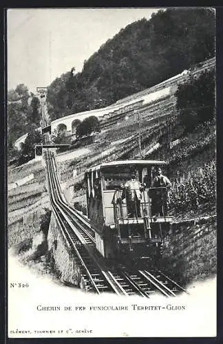 AK Chemin de fer funiculaire Territet-Glion, Bergbahn