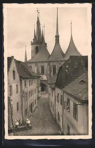 AK Laun / Louny, St. Nikolauskirche