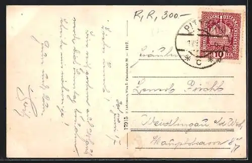 AK Pitten, Ortsansicht, Rundblick