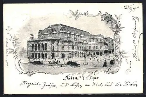 AK Wien, Die Hofoper im Passepartout