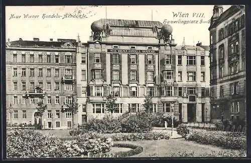 AK Wien, Neue Wiener Handels-Akademie, Hamerlingplatz 5-6