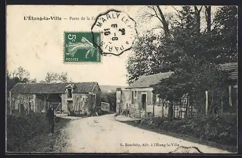 AK L`Étang-la-Ville, Porte de la Forêt et chemin rural