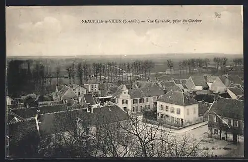 AK Neauphle-le-Vieux, Vue générale prise du clocher