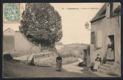 AK Chambourcy, Entrée de Montaigu