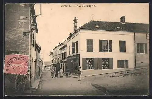 AK Épône, Rue Principale