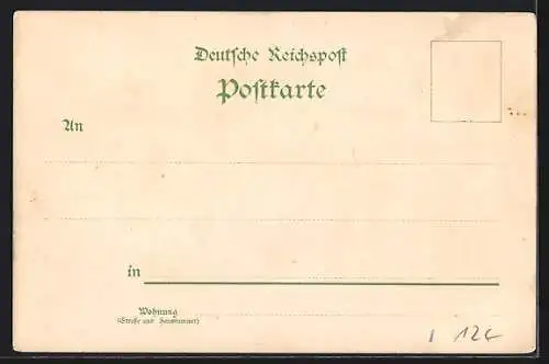 Lithographie Leipzig, Industrie- und Gewerbe-Ausstellung 1897, Hauptrestaurant, Wiener Cafe, Besucher