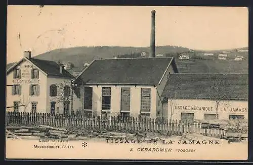 AK Gérardmer /Vosges, Tissage de la Jamagne