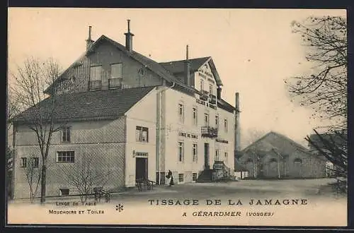 AK Gérardmer /Vosges, Tissage de la Jamagne