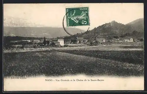 AK Nans, Vue Gènèrale et la Chaine de la Sante-Baume