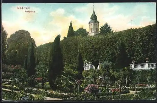 AK Insel Mainau, Parkpartie