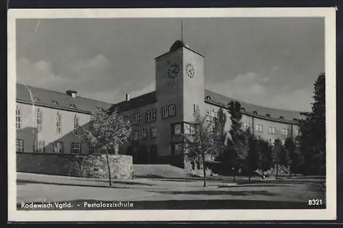 AK Rodewisch / Vgtld., Pestalozzischule