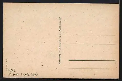 AK Leipzig, Markt, Leipziger Messamt