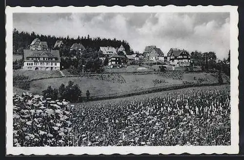 AK Bärenburg, Ortsansicht aus der Ferne