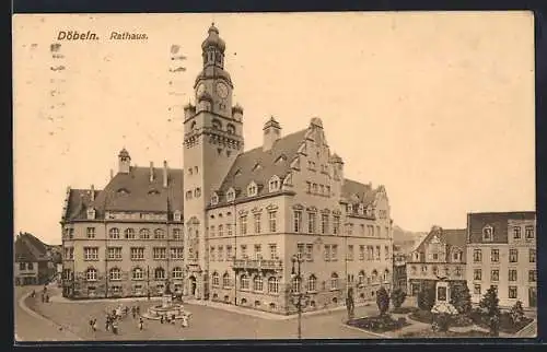 AK Döbeln / Sachsen, Rathaus