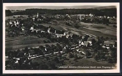 AK Althütte i. Welzheimer Wald, Gesamtansicht vom Flugzeug aus