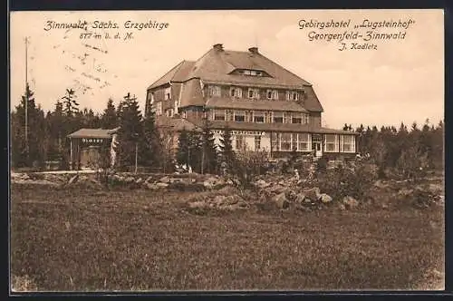 AK Zinnwald, Gebirgshotel Lugsteinhof