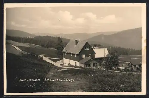 AK Schellerhau, Hotel Haus Waldblick