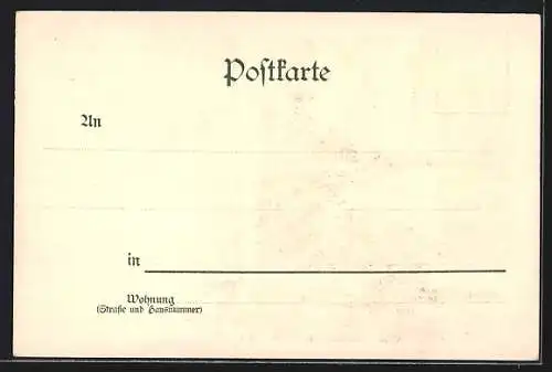 Künstler-AK Leipzig, Kaufhaus Aug. Polich und Reichsbank