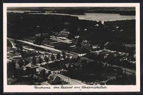 AK Saarow am Scharmützelsee, Panorama vom Flugzeug aus