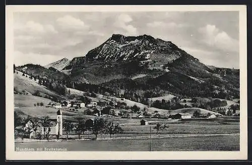 AK Hundham, Gesamtansicht mit Breitenstein