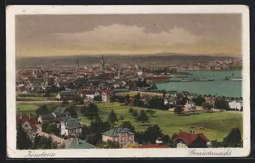 AK Konstanz, Panorama vom Ort