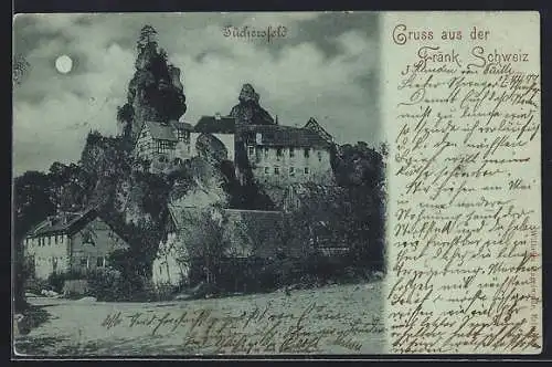 AK Tüchersfeld /Fränk. Schweiz, Blick nach Burg