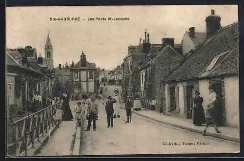 AK Ste-Gauburge, Les Ponts St-Jacques