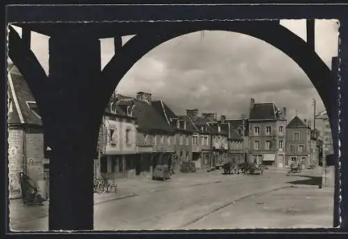 AK Céaucé /Orne, Place du Marché