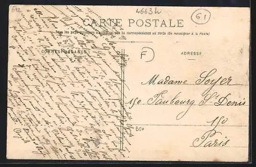 AK Domfront /Orne, Vue générale