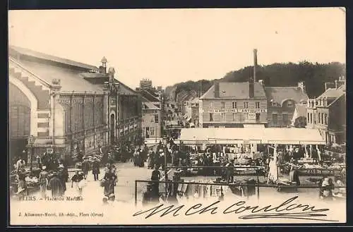 AK Flers, Place du Marché