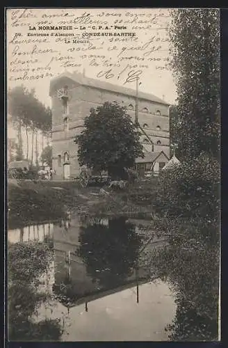 AK Condé-sur-Sarthe, La Normandie, Le Moulin