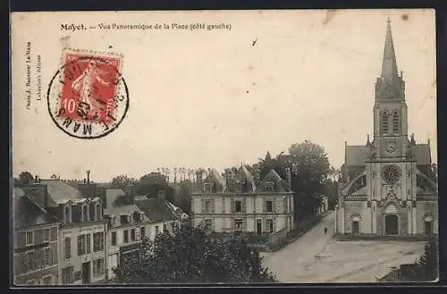 AK Mayet, Vue Panoramique de la Place, Côté gauche