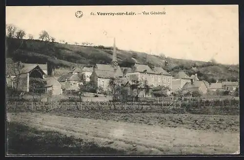 AK Vouvray-sur-Loir, Vue Générale