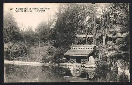 AK Montfort-le-Rotrou, Parc du Chateau, Le Chalet