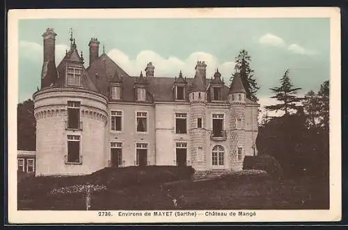 AK Mayet /Sarthe, Château de Mangé