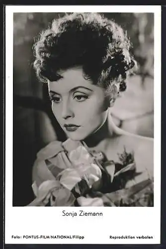 AK Schauspielerin Sonja Ziemann