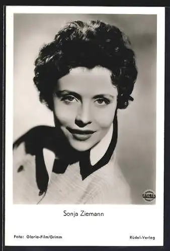 AK Schauspielerin Sonja Ziemann in dem Film Die Privatsekretärin