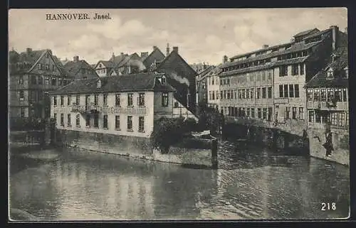 AK Hannover, Insel mit Gesellschaftshaus