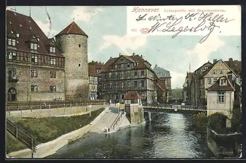 AK Hannover, Leinepartie mit Beguinenturm