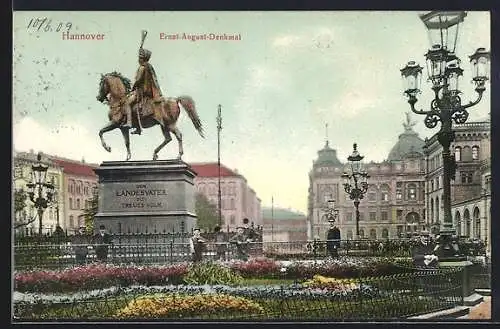 AK Hannover, Ernst-August-Denkmal