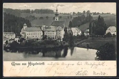 AK Högelwörth, Blick auf einen Teil des Ortes