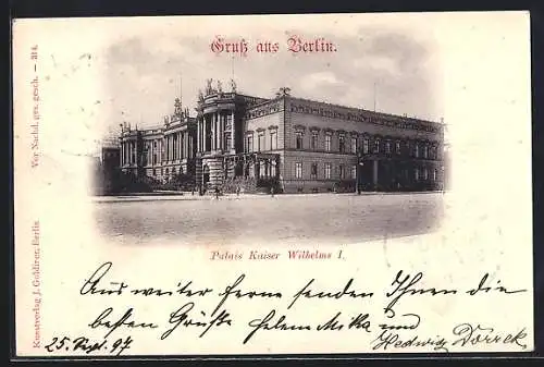 AK Berlin, Palais Kaiser Wilhelms I.