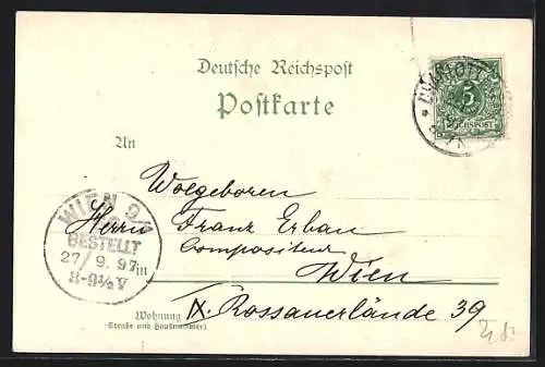 AK Berlin, Palais Kaiser Wilhelms I.