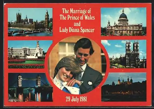 AK Marriage of The Prince of Wales and Lady Diana Spencer, Scenes from London